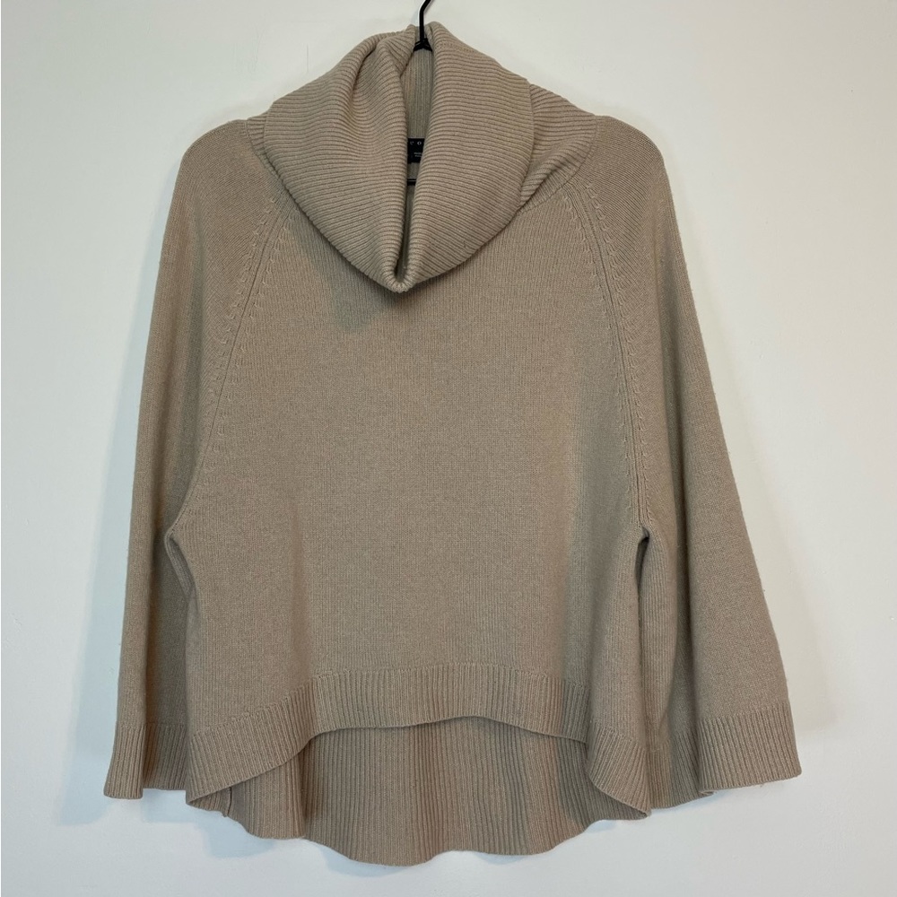 Theory 100% Cashmere Wide Sleeve Turtleneck Size S
